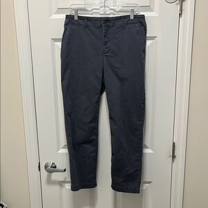 LOFT The Slim Women's Dark Gray Chino Pants